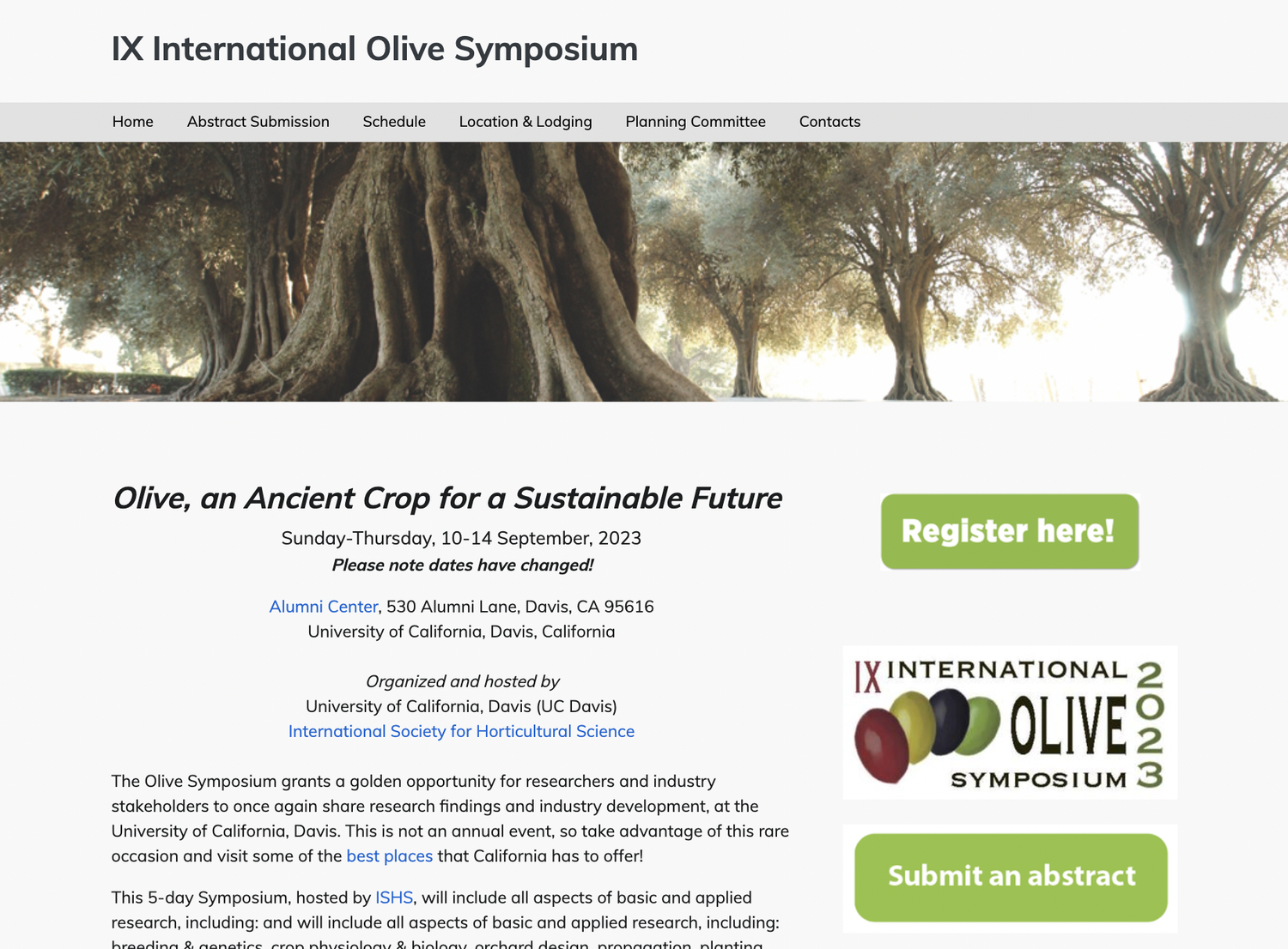 olive symposium